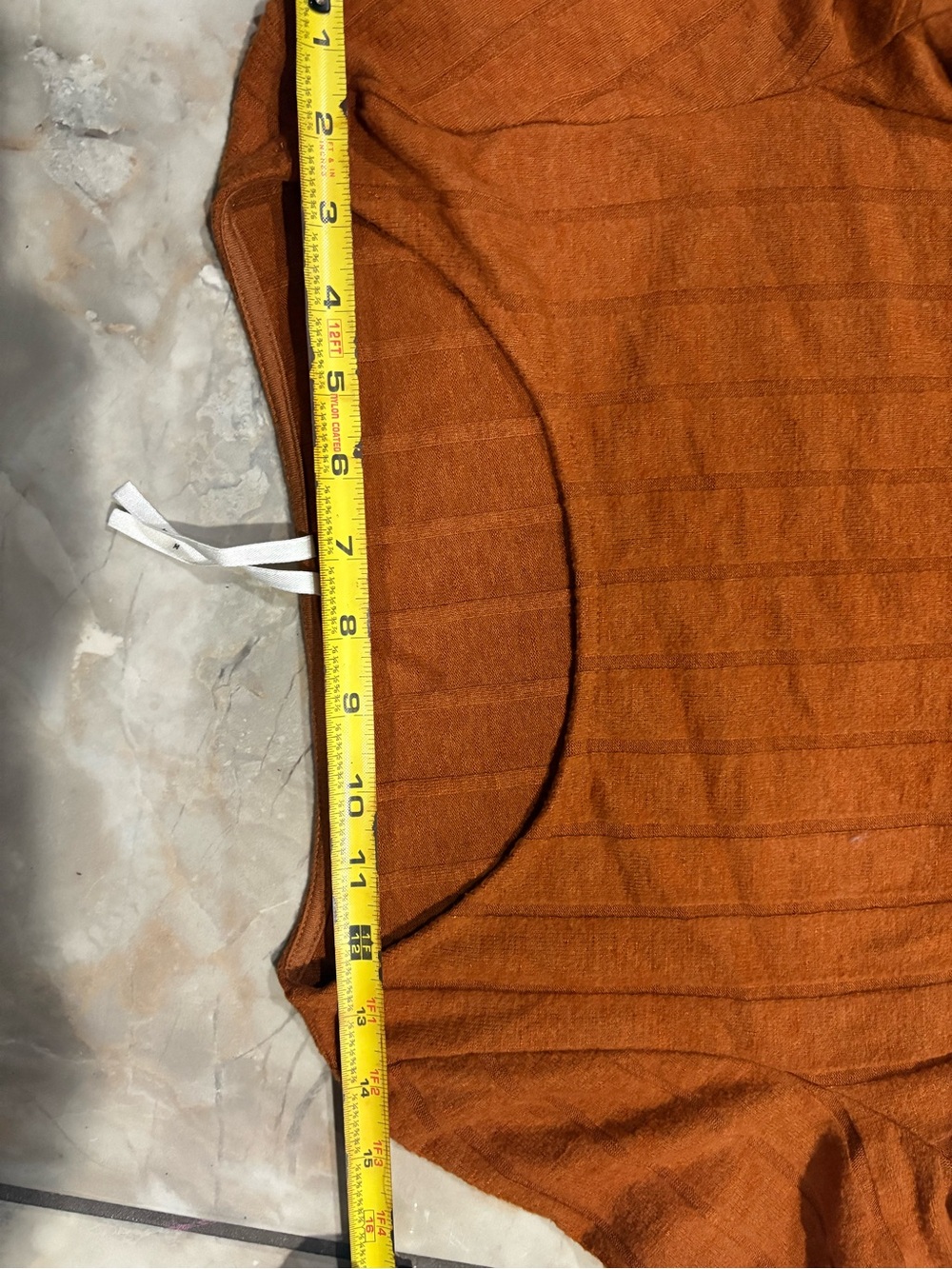 Pilcro Women's Rust Ribbed Sweater - Picture 9 of 9